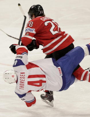 Norge gikk p� en stjernesmell mot Canada