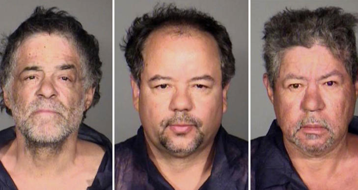 ARRESTERT: Br�drene Ariel, Onil og Pedro Castro er arrestert og mistenkt for � ha kidnappet og holdt tre kvinner skjult i over ti �r. Foto: AP Photo/Cleveland Police Department/NTBScanpix