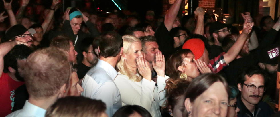 Mette-Marit slo ut h�ret p� Kvelertak-konsert i USA