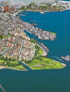 Oslos nye fjordbydel blir vanskelig å få i havn