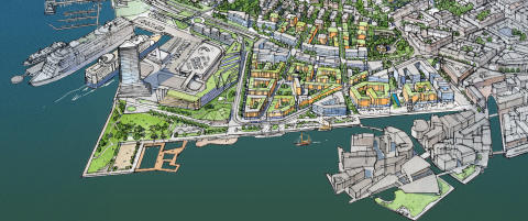 Oslos nye fjordbydel blir vanskelig � f� i havn