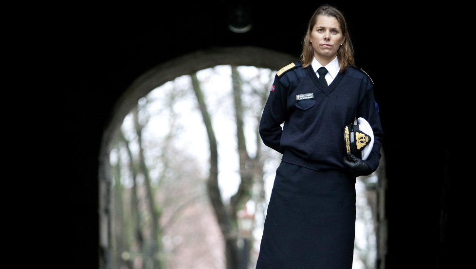FAVORITT: Sjefen for Forsvarets H�gskole, kontreadmiral Louise K. Dedichen, er en favoritt til � bli ny forsvarssjef. F�r hun jobben, kan hun bli verdens f�rste kvinnelige forsvarssjef. Foto: Espen R�st / Dagbladet