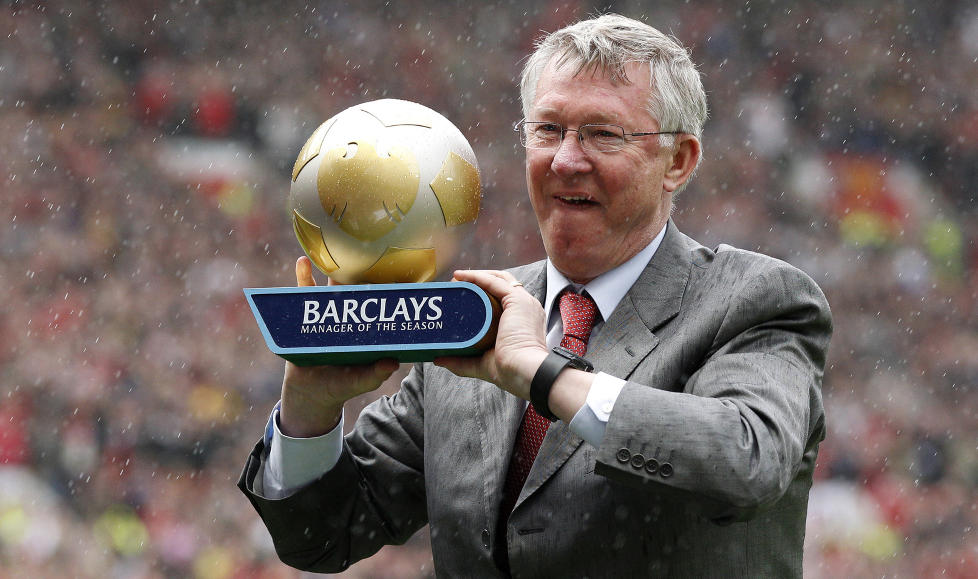 UERSTATTELIG: Alex Ferguson kan si at hele Premier League-�rean er hans, mener Kenneth Fredheim. Foto: REUTERS / Darren Staples / NTB SCANPIX