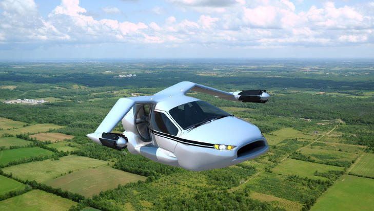 ENKELT � FLY: Terrafugia sier en en sj�f�r skal greie � l�re seg � flu TF-X p� fem timer. Men det trengs ogs� flylappen. Foto: Terrafugia
