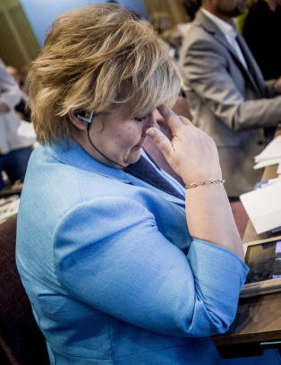 Spår at statsminister Erna Solberg blir økonomisk festbrems
