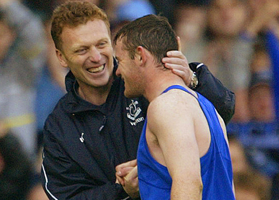 FEIDE OM BOKP�STANDER: David Moyes var mannen som styrte Wayne Rooney da spissen slo gjennom som ten�ring i Everton. I ei bok fra 2006 fortalte Rooney at skotten hadde problemer som manager. Foto:  REUTERS / Ian Hodgson / NTB SCANPIX