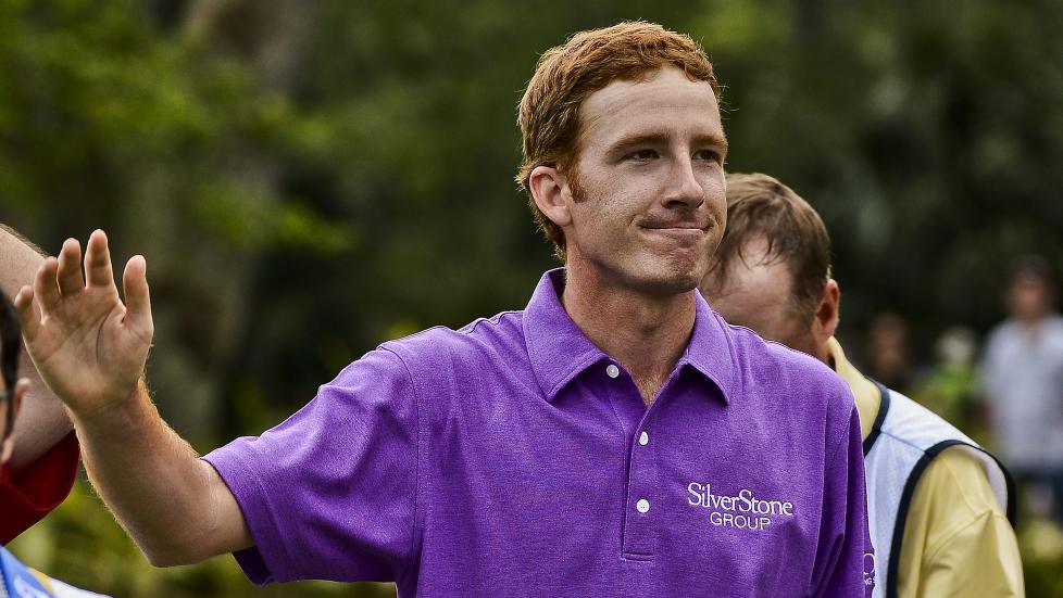  BANEREKORD:  Roberto Castro satte i dag ny banerekord med en 63-runde under Players Championship. Castro er ranket som nummer 267 i verden. Foto:EPA / TANNEN MAURY / NTB Scanpix