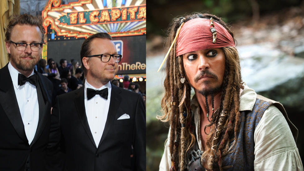 R�NNING, SANDBERG OG...JOHNNY DEPP?: Det amerikanske filmnettstedet Deadline skriver at �Kon-Tiki�-regiss�rene Espen Sandberg og Joachim R�nning ryktes � v�re aktuelle for storfilmen �Pirates of the Caribbean 5�. Foto: NTB Scanpix
