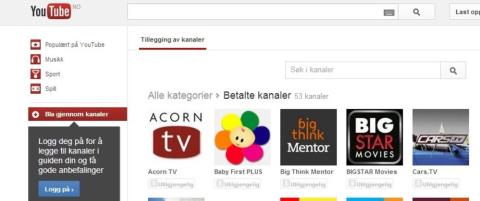 Youtube tar opp konkurransen med Netflix