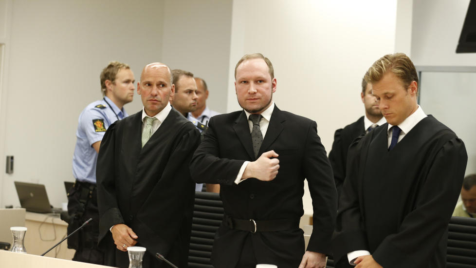 VIL STARTE PARTI: Anders Behring Breivik. Foto: REUTERS / Heiko Junge / NTB scanpix