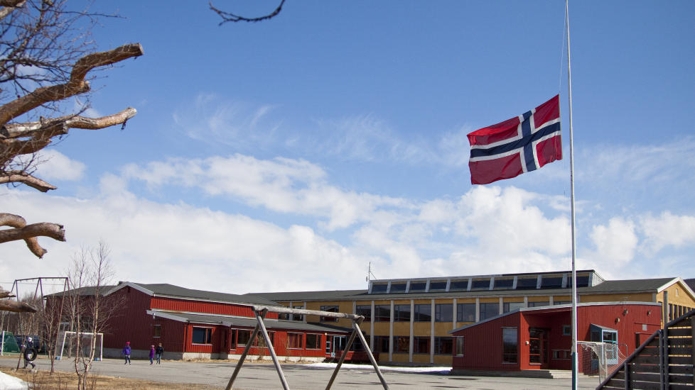 SKOLEN: Skolen i Brekken er �pnet som et samlingssted for bygda. Foto: Monica H�gglund Langen /Arbeidets Rett