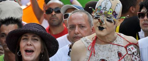 Castro marsjerer mot homofobi