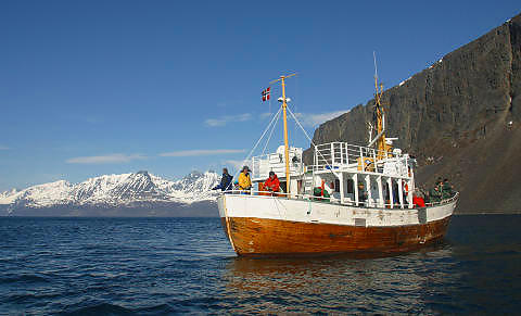 DAGENS FANGST: Lyngenfjorden er popul�r b�de hos sportsfiskere og yrkesfiskere. Foto: ODD ROAR LANGE