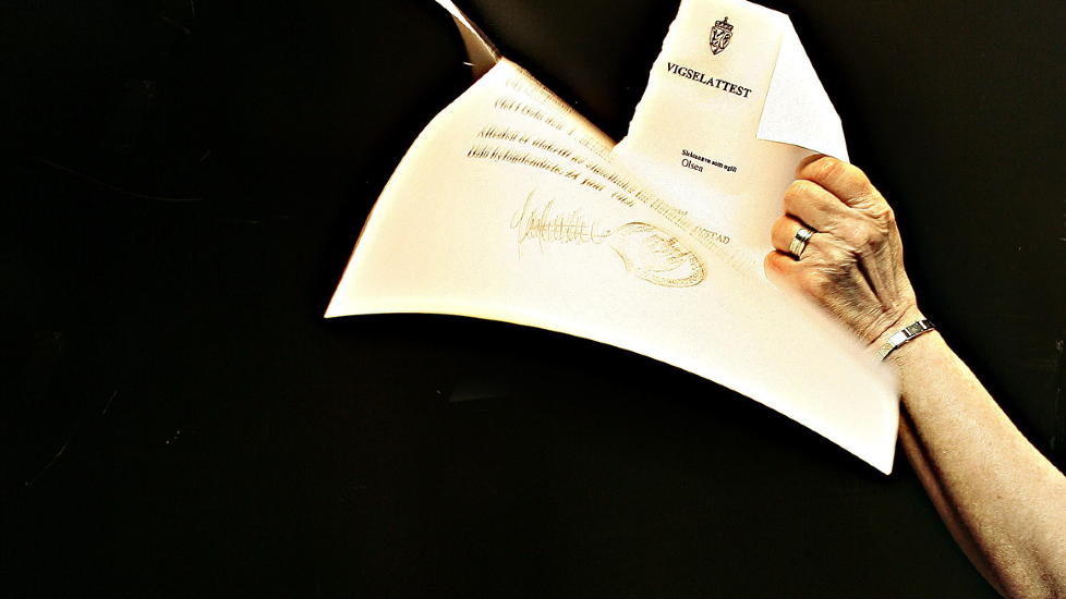 GIFTEM�L: Det heter kanskje ikke ekteskap eller giftem�l for ingenting? Foto: Ole C. H. Thomassen / Dagbladet