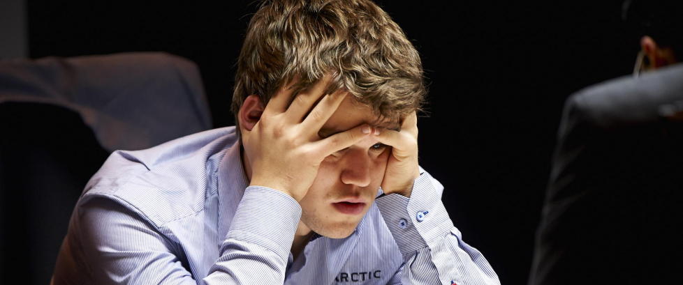 Carlsen sliter med � finne formen p� hjemmebane