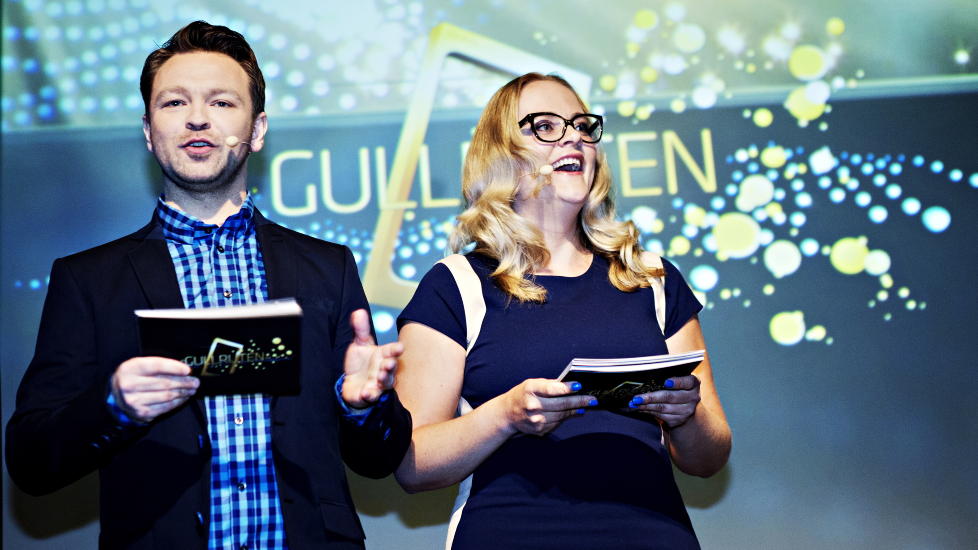 LEKKET: Kveldens Gullruten-show er ikke direktesendt og en av de ansatte i kanalen har allerede r�pet en av prisvinnerne. Foto: Nina Hansen / Dagbladet
