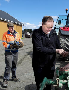 Sp�r melkemangel i Norge