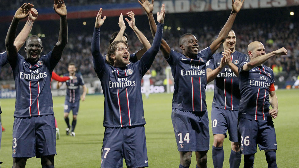 SERIEMESTRE: I kveld sikret PSG sin f�rste ligatittel p� nitten �r. Foto: REUTERS/Robert Pratta