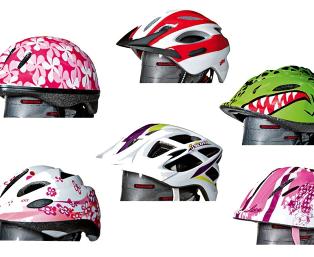 Tre av hjelmene burde aldri v�rt godkjent for salg