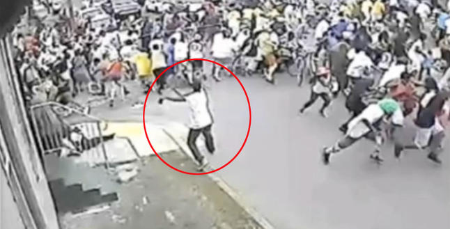 Dette er det f�rste bildet av p�st�tt skytedesperado