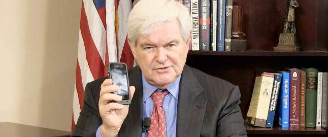 Latterliggj�r tidligere presidentkandidat for denne videoen