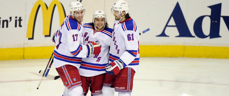 Zuccarello scoret da Rangers avanserte