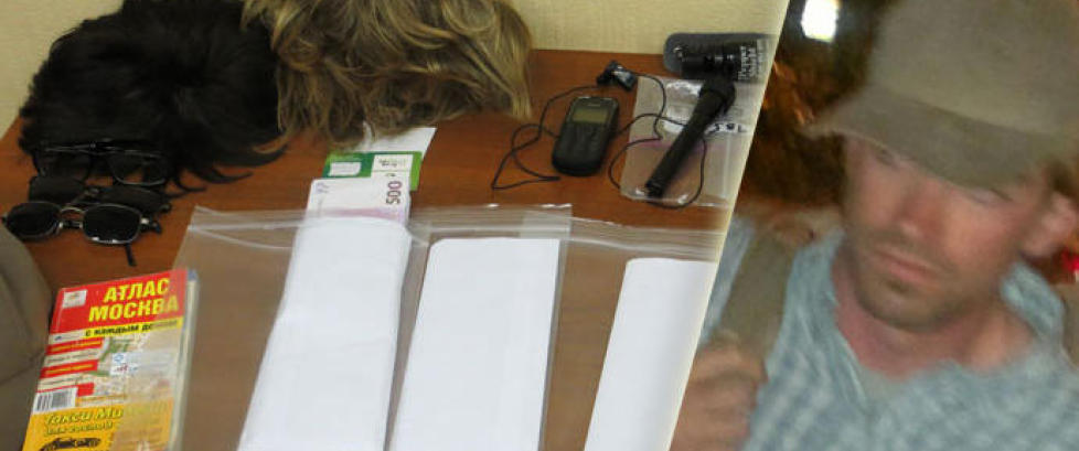 - CIA-agent tatt i Moskva med parykker og en stor mengde kontanter