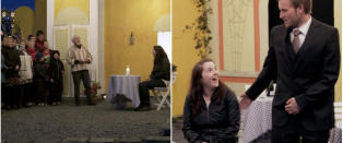 Hele bygda hjalp til da Daniel laget Norges mest spesielle frieri til Gerda