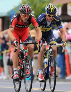 S� var Hushovd p� pallen igjen