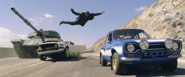 �Noen m� ha fylt bensin p� Vin Diesel, for han snakker langsommere enn noensinne.�