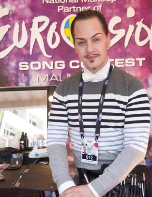 Norske Stephan sminker Eurovision-stjerner