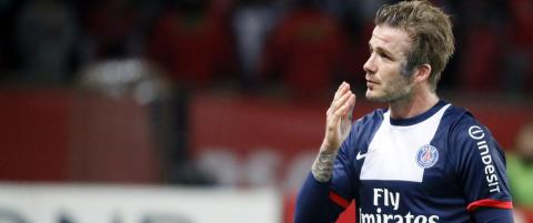 St�ende ovasjoner for Beckham i hans siste hjemmekamp