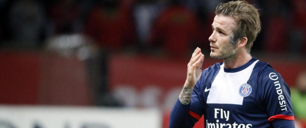 St�ende ovasjoner for Beckham i hans siste hjemmekamp