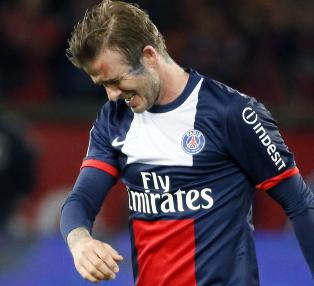 Kunstgressbane tvang Beckham til t�rev�tt farvel