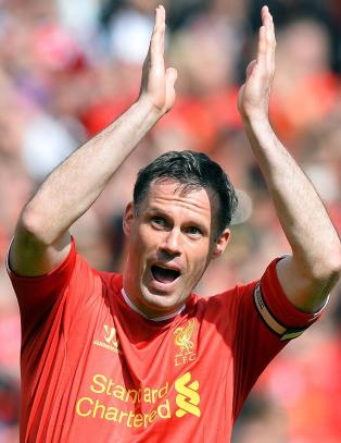 Carragher avsluttet karrieren med stolpeskudd
