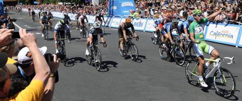 Hushovd p� sjette i California