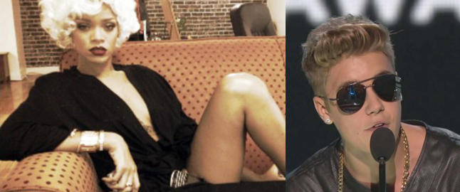 Bieber ble buet av scenen - Rihanna droppet festen