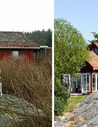 Den slitne hytta ved Kragerø ble forvandlet til et vakkert landsted