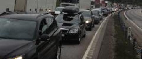 Hjem fra pinse i 5 km/t