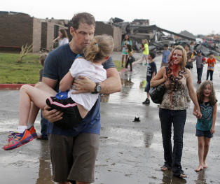 Stigende d�dstall etter monstertornado:91 mennesker er bekreftet d�de