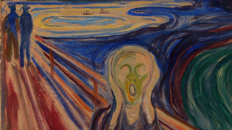 The scream painting image
