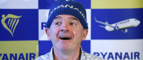 Ryanair med ny rekord - tjener penger som gress