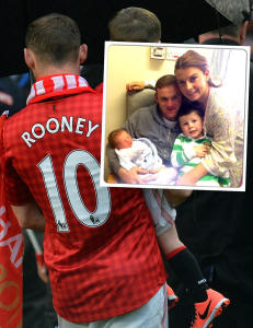Rooney viser fram minstemann p� Twitter