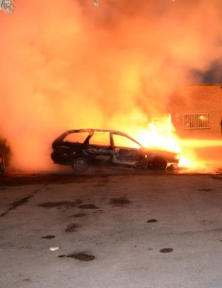 Oppt�yene i Sverige fortsetter: Flere branner i Stockholm i natt