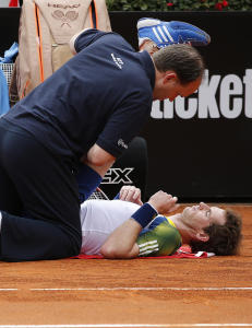Murray m� melde forfall grunnet ryggskade
