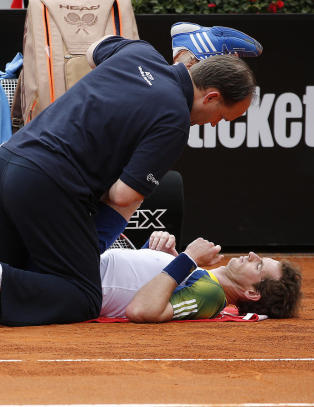 Murray m� melde forfall grunnet ryggskade