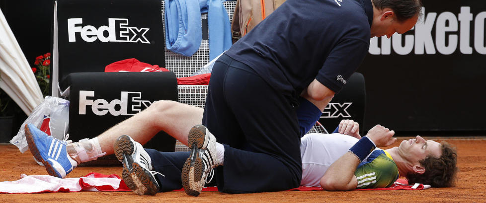 Murray m� melde forfall grunnet ryggskade
