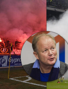 AIK-supporterne r�ykla H�gmos derbydebut