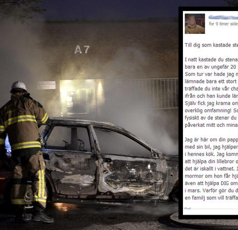- Jeg ville sv�mt i iskaldt vann for � redde din bror. Hvorfor angriper du meg?