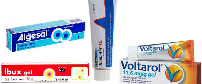 Smertestillende med minimal effekt
